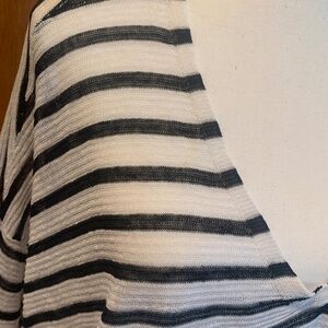Eileen Fisher Linen Striped Top 1X